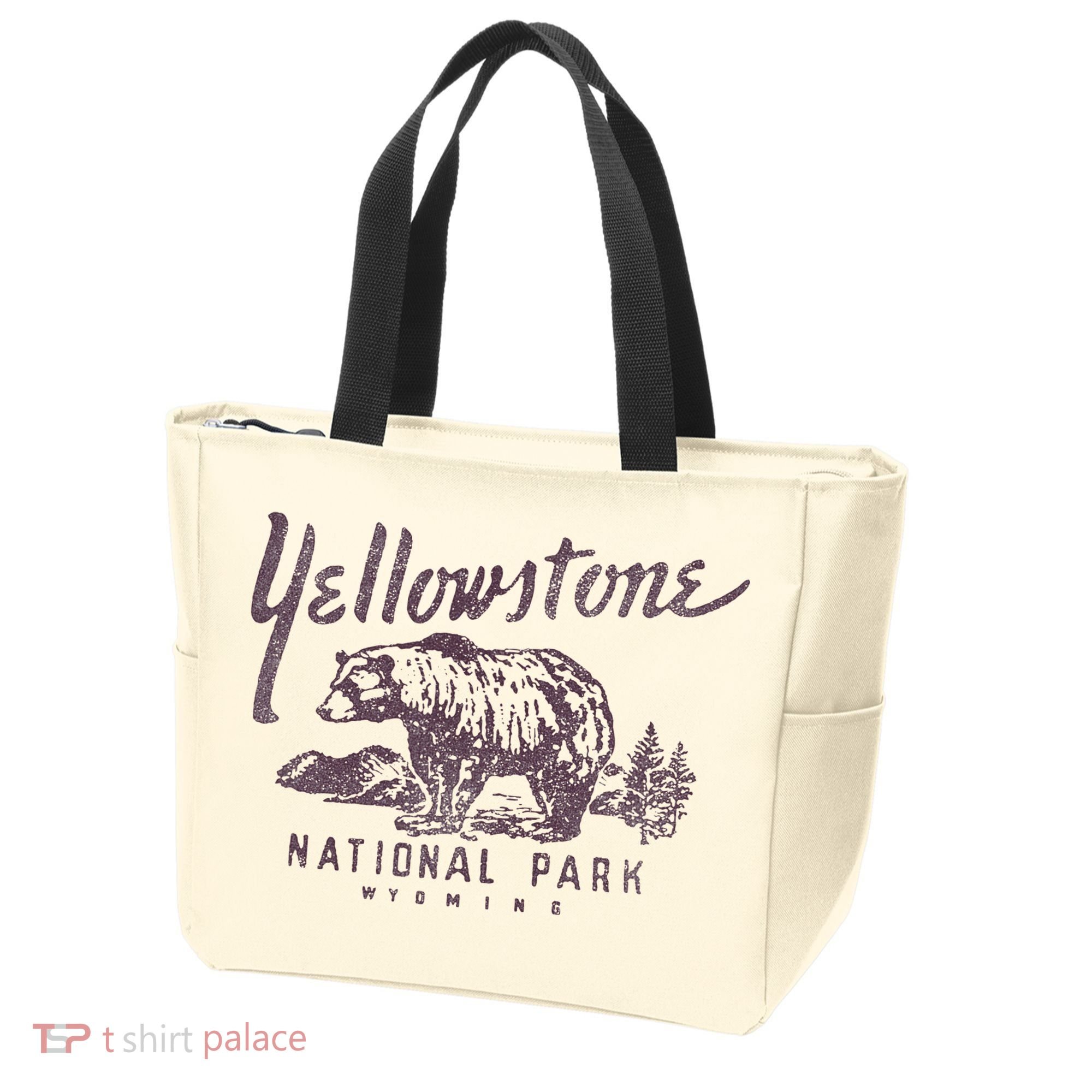 Yellowstone National Park Bear Tote Bag