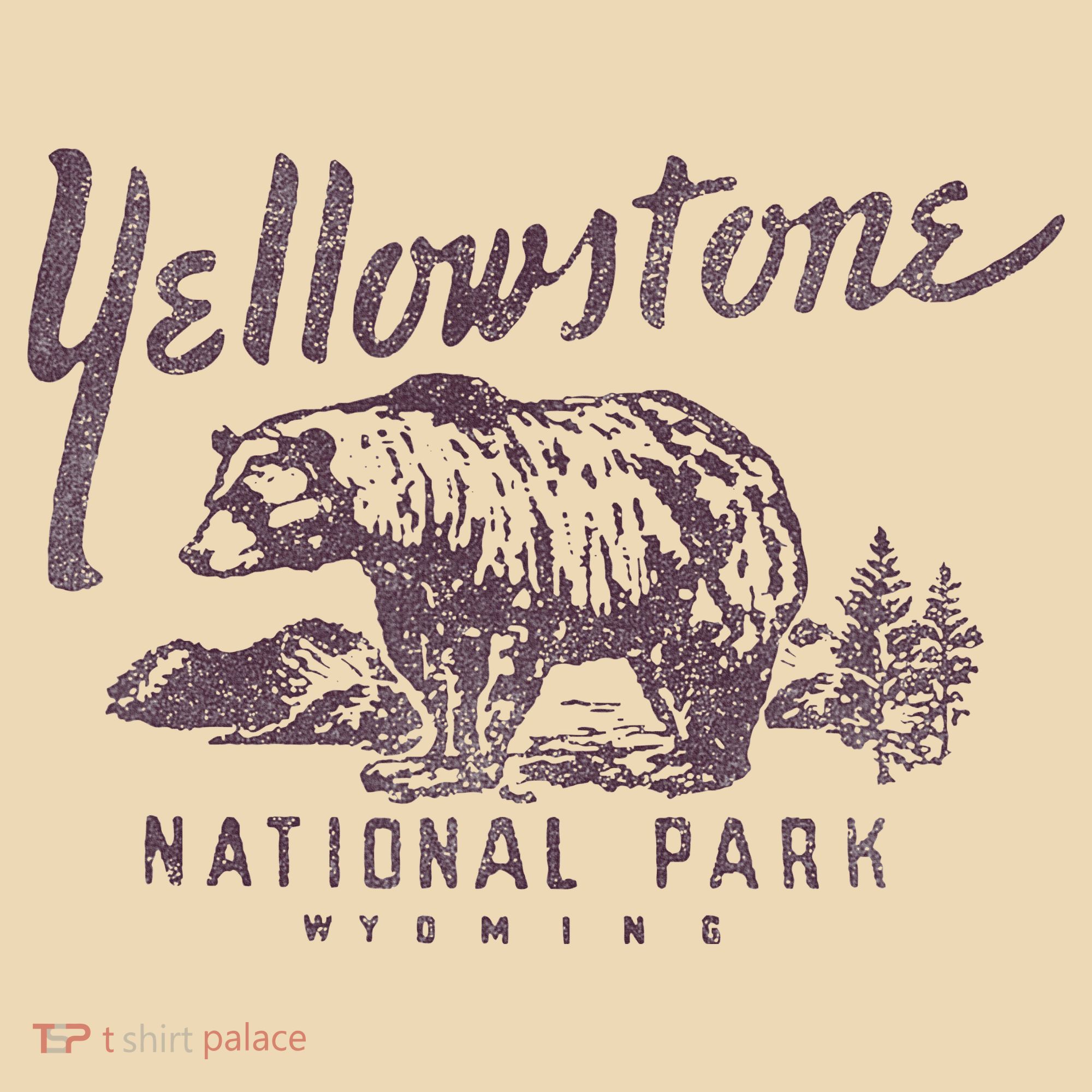 Yellowstone National Park Bear Tote Bag