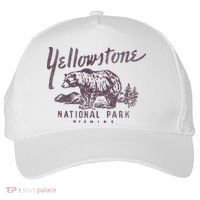 Yellowstone National Park Bear Five-Panel Snapback Cap thumb 0