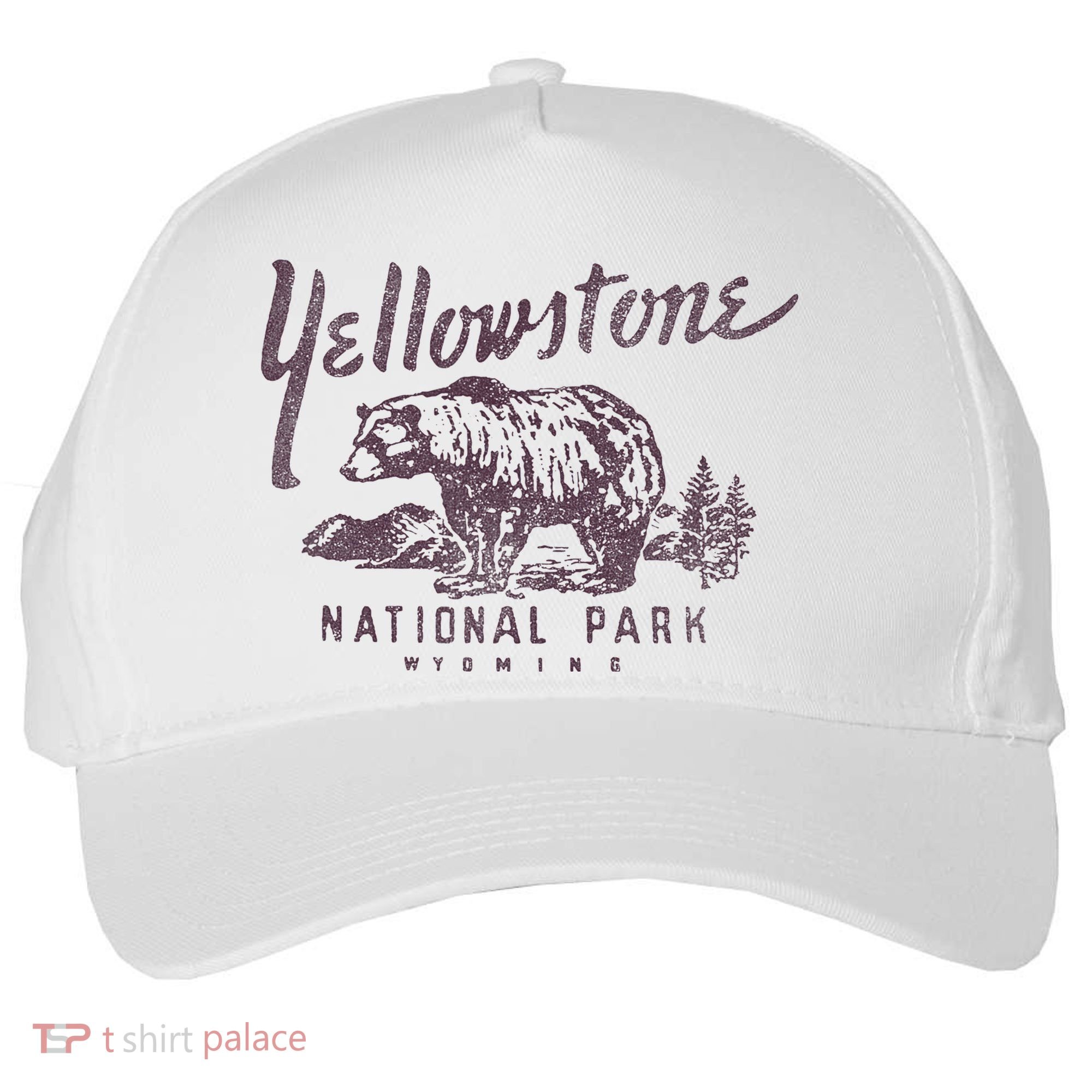 Yellowstone National Park Bear Five-Panel Snapback Cap
