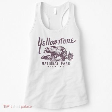 Yellowstone National Park Bear Women's Tank Top