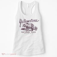 Yellowstone National Park Bear Women's Tank Top thumb 0