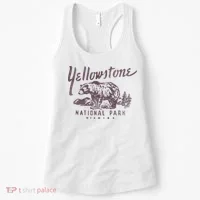 Yellowstone National Park Bear Women's Tank Top thumb 0