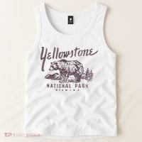Yellowstone National Park Bear Tank Top thumb 2
