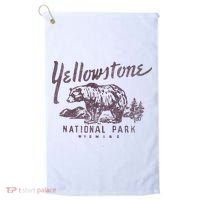 Yellowstone National Park Bear Golf Towel thumb 0