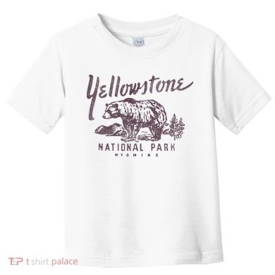 Yellowstone National Park Bear Toddler T-Shirt