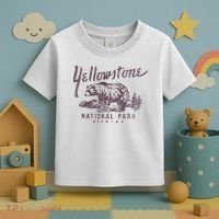 Yellowstone National Park Bear Toddler T-Shirt thumb 3