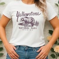 Yellowstone National Park Bear Women's T-Shirt thumb 2