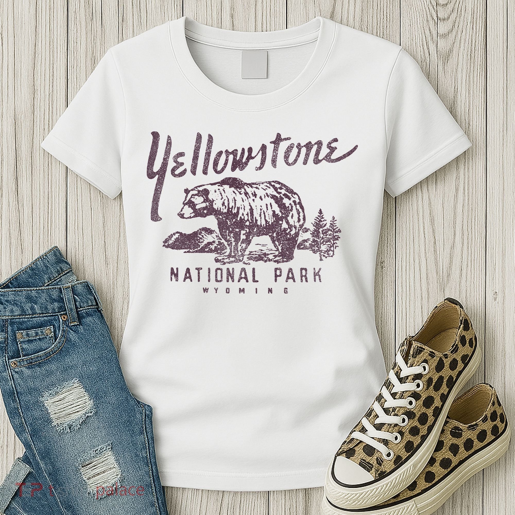Yellowstone National Park Bear Women's T-Shirt