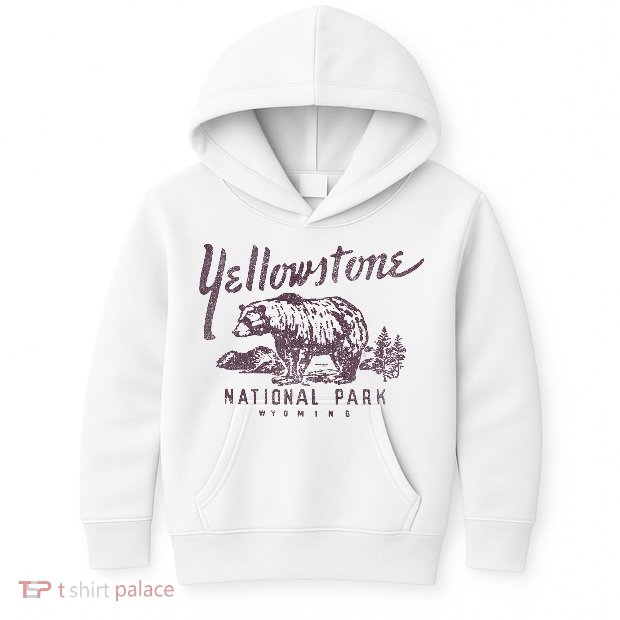 Yellowstone National Park Bear Kids Hoodie