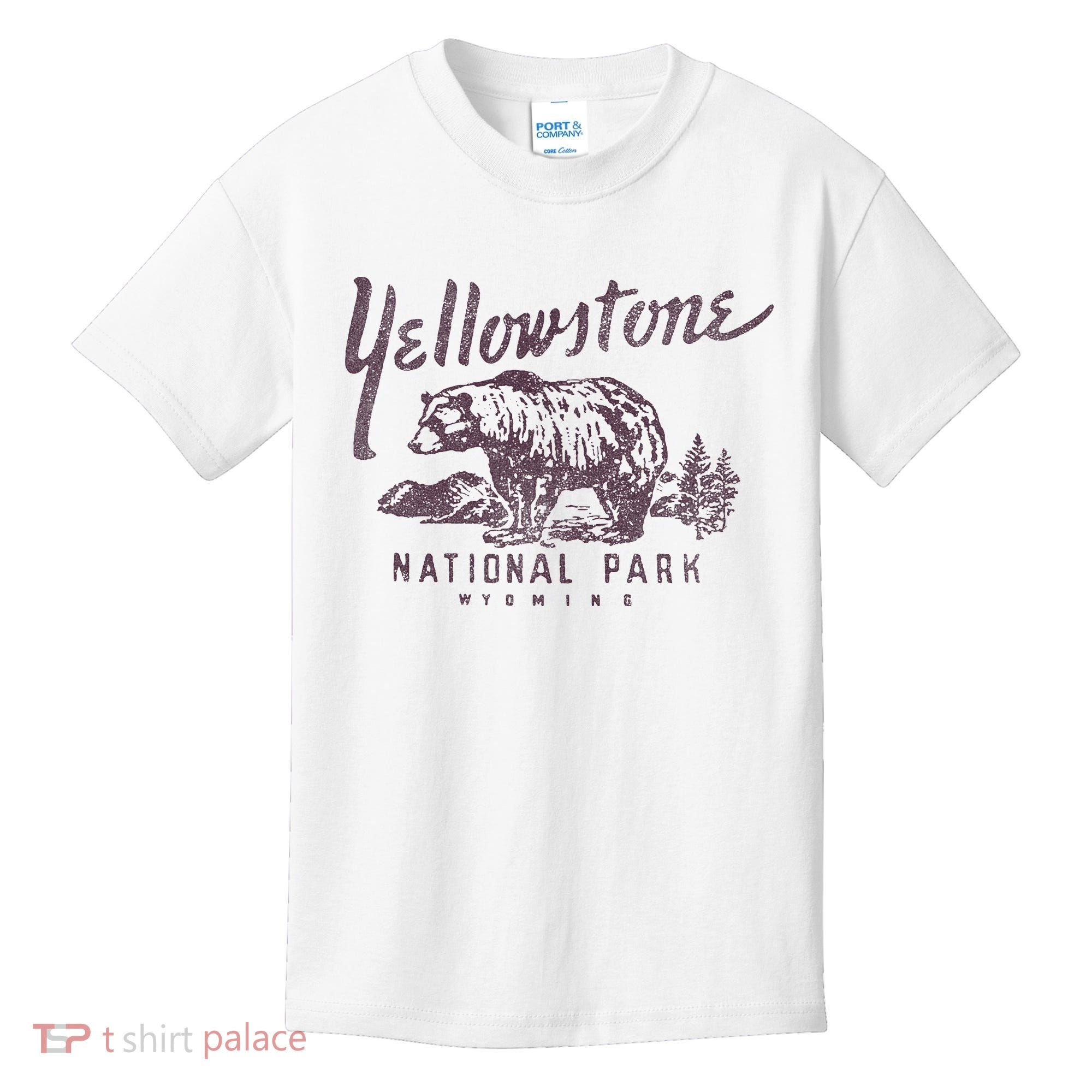 Yellowstone National Park Bear Kids T-Shirt