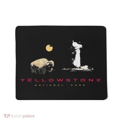 Yellowstone National Park Vintage Mousepad