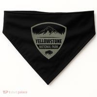 Yellowstone National Park Merchandise Yellowstone Souvenir USA-Made Doggie Bandana thumb 0