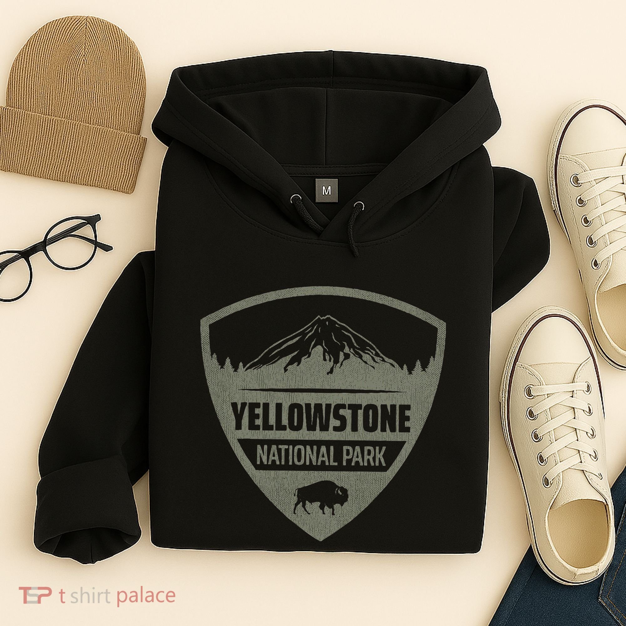 Yellowstone National Park Merchandise Yellowstone Souvenir Hoodie