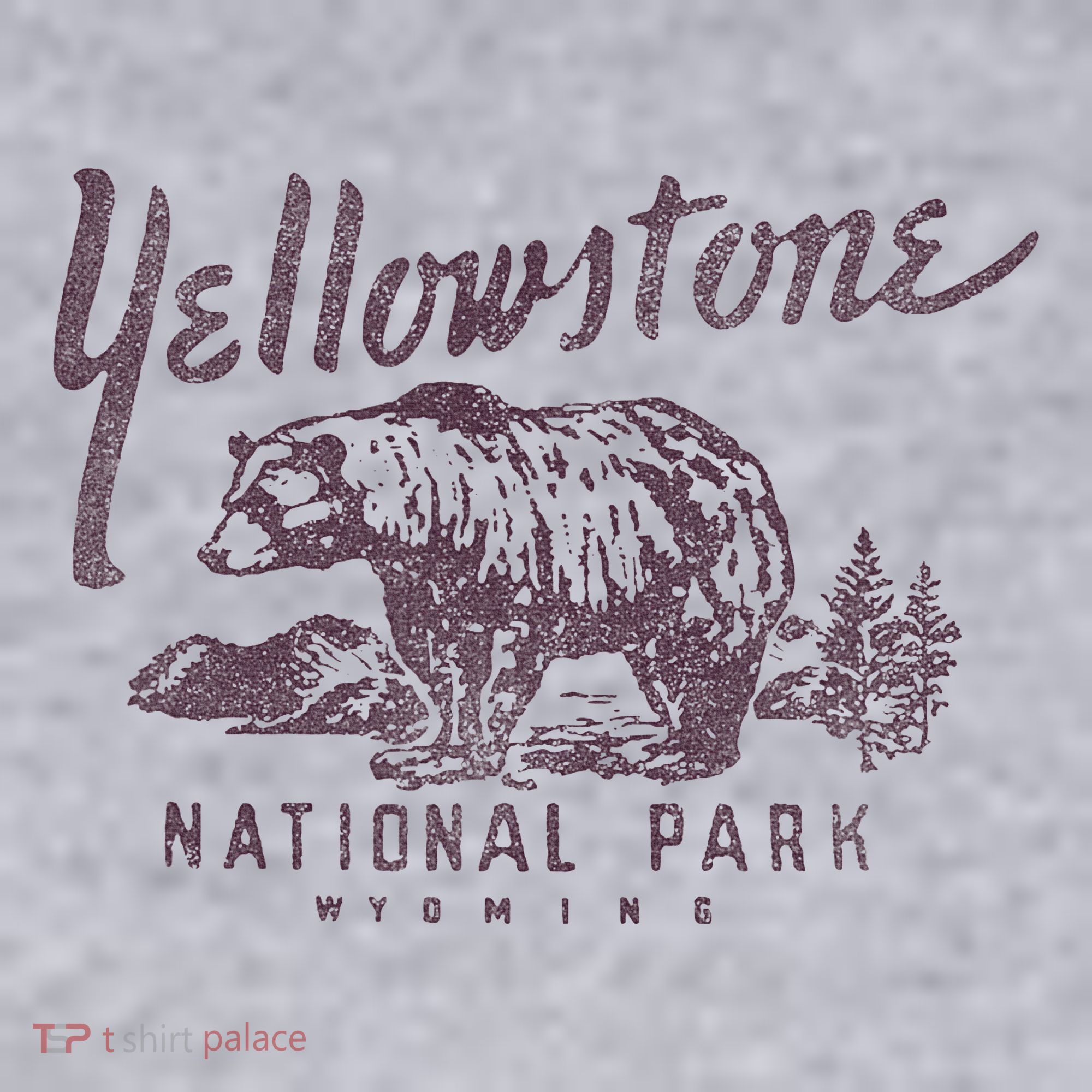 Yellowstone National Park Bear Graphic Women's Sweatshirt