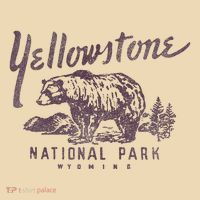 Yellowstone National Park Bear Graphic Tote Bag thumb 4