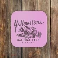 Yellowstone National Park Bear Graphic Coaster thumb 0