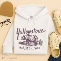 Yellowstone National Park Bear Graphic Hoodie thumb 4