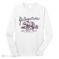 Yellowstone National Park Bear Graphic Long Sleeve Shirt thumb 0