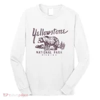 Yellowstone National Park Bear Graphic Long Sleeve Shirt thumb 0