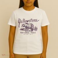 Yellowstone National Park Bear Graphic T-Shirt thumb 4