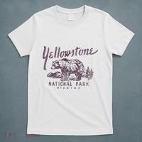 Yellowstone National Park Bear Graphic T-Shirt thumb 5