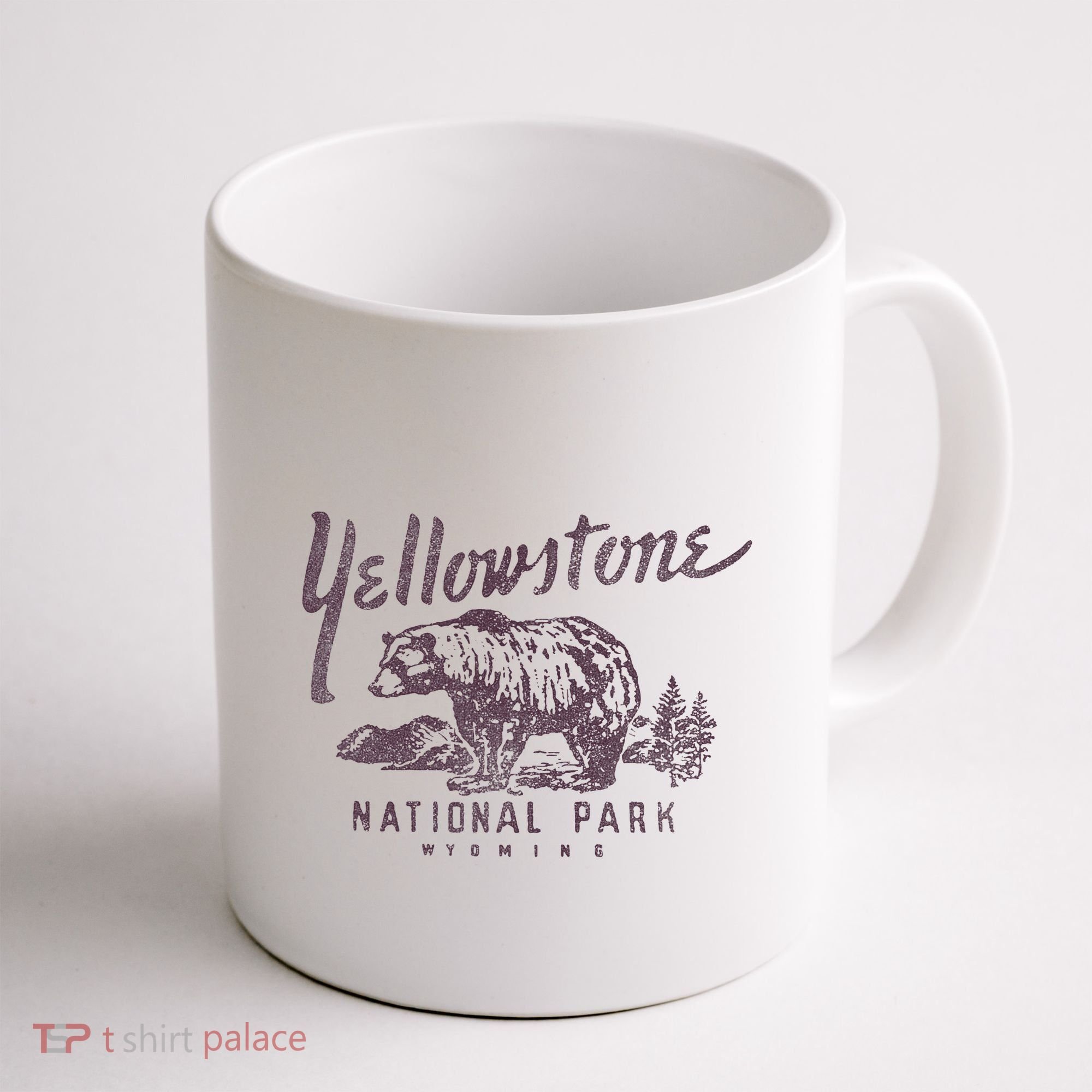 Yellowstone National Park Bear Graphic Coffee Mug