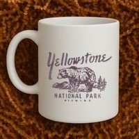 Yellowstone National Park Bear Graphic Coffee Mug thumb 2