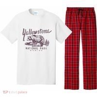Yellowstone National Park Bear Graphic Pajama Set thumb 0