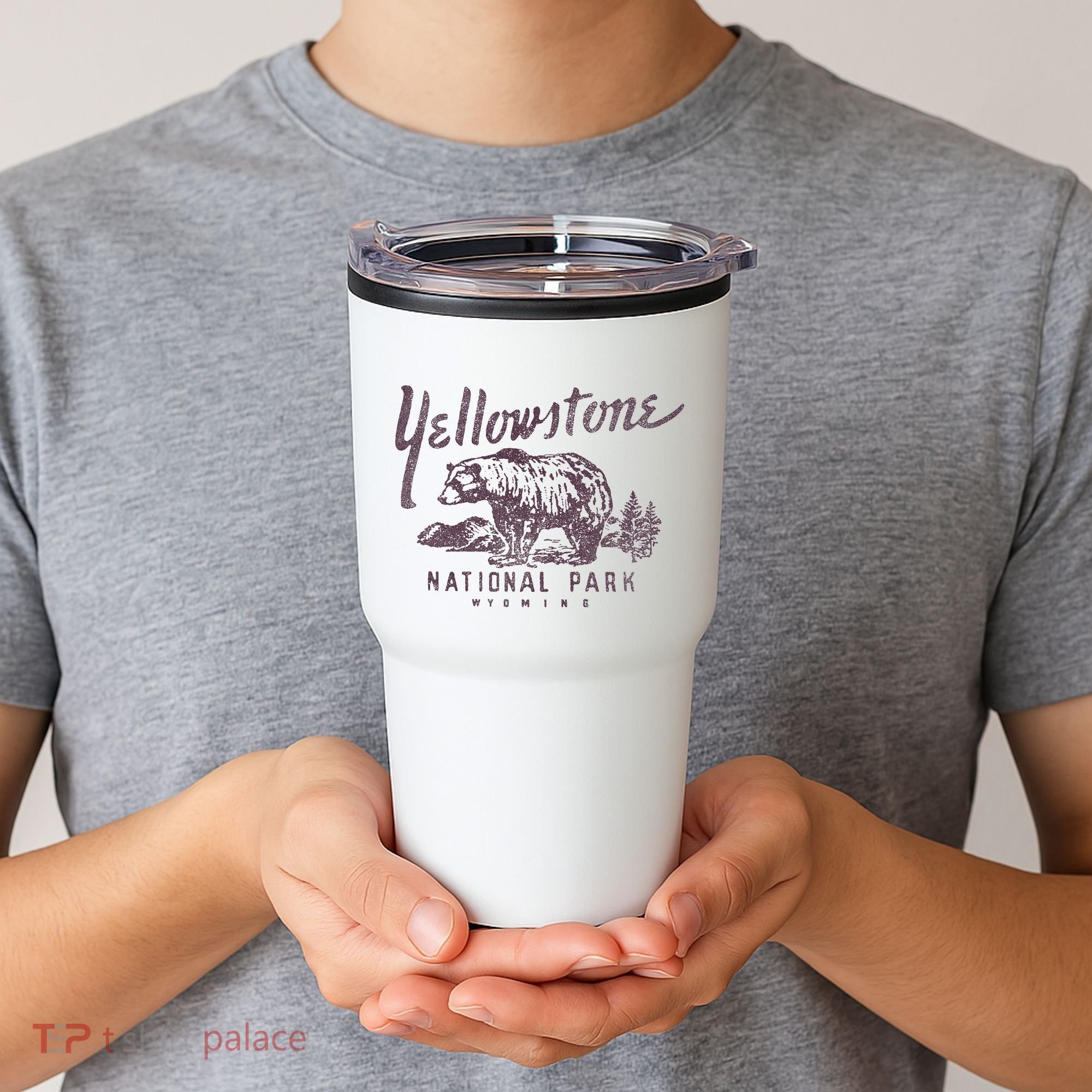 Yellowstone National Park Bear Graphic Tumbler
