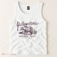 Yellowstone National Park Bear Graphic Tank Top thumb 2