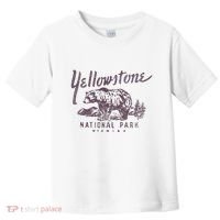 Yellowstone National Park Bear Graphic Toddler T-Shirt thumb 0