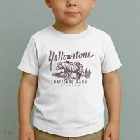 Yellowstone National Park Bear Graphic Toddler T-Shirt thumb 2