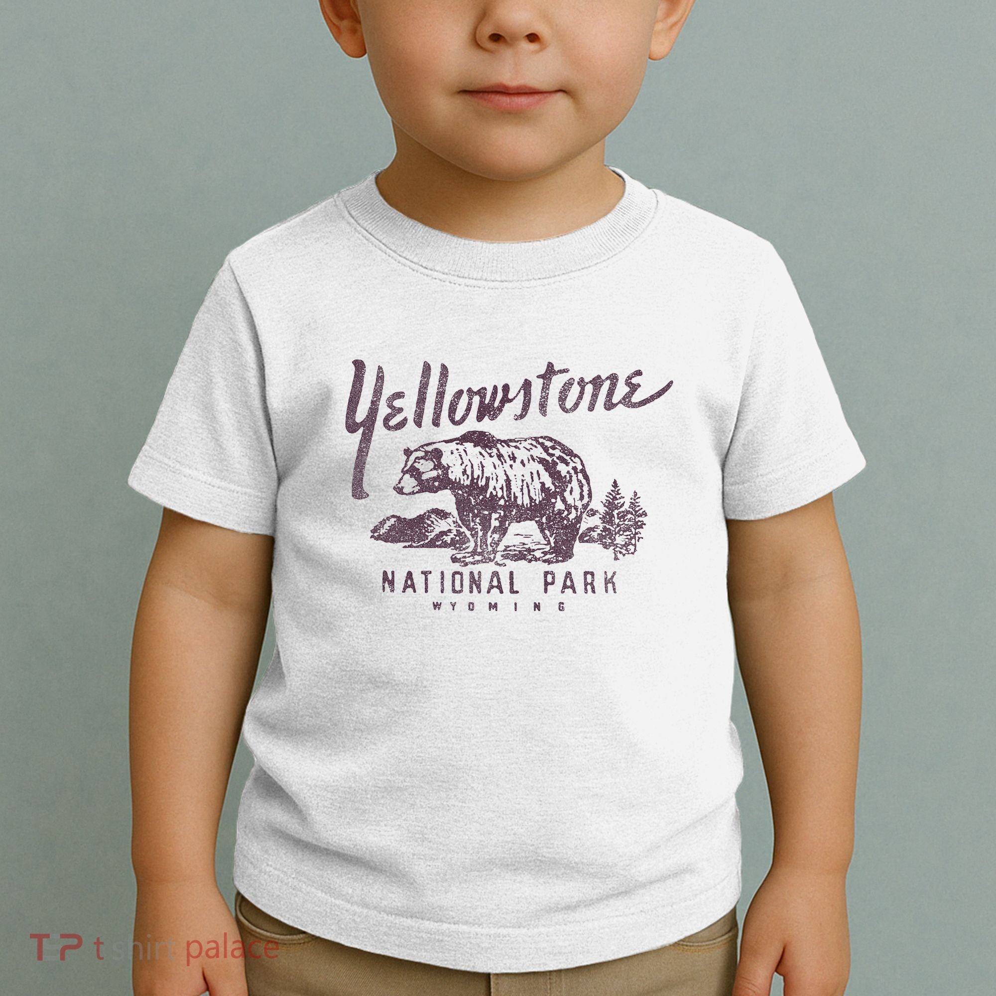 Yellowstone National Park Bear Graphic Toddler T-Shirt