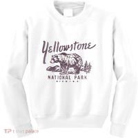 Yellowstone National Park Bear Graphic Kids Sweatshirt thumb 0
