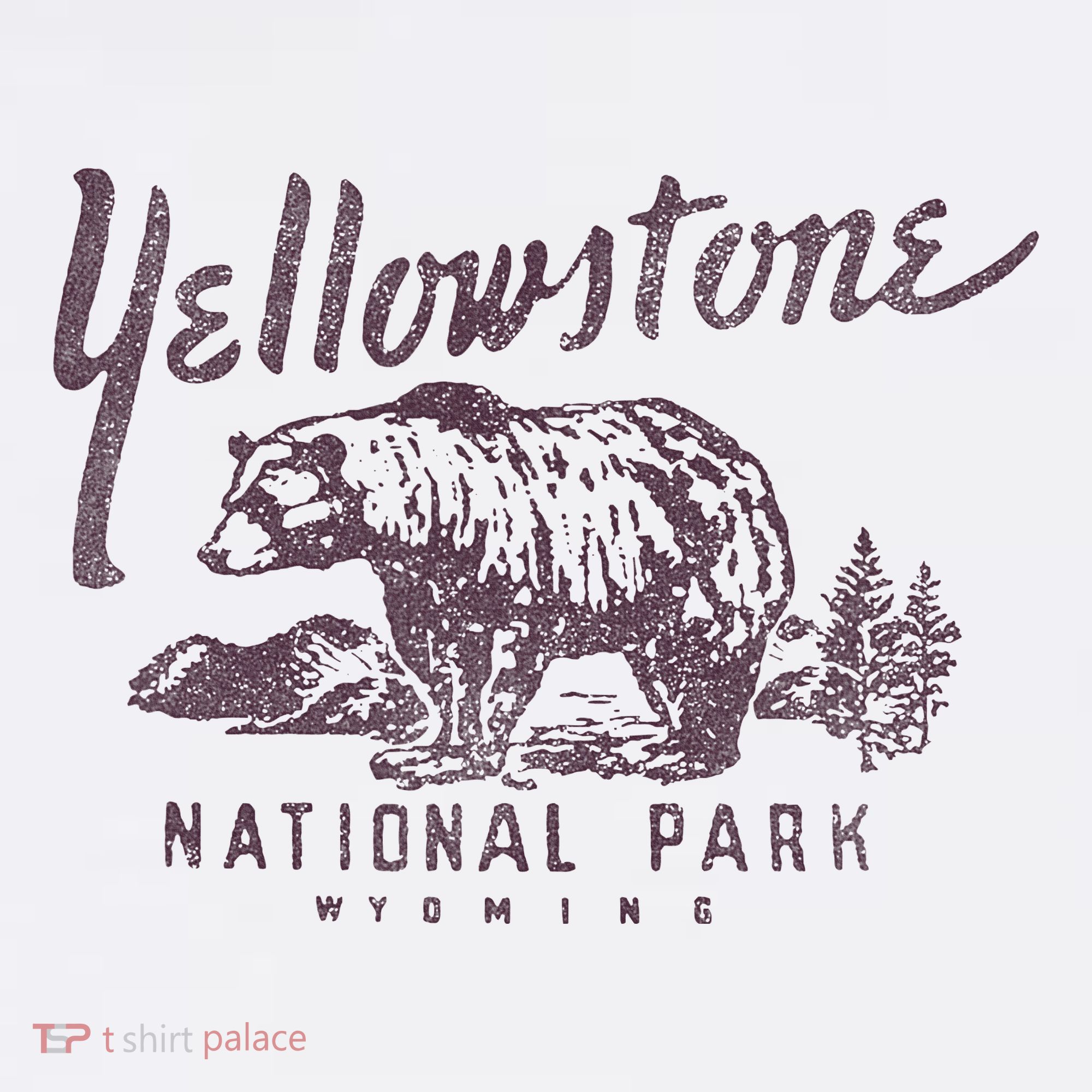 Yellowstone National Park Bear Graphic Kids Sweatshirt