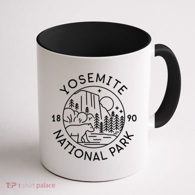 Yosemite National Park 1890 California Cute Gift Coffee Mug back