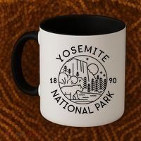 Yosemite National Park 1890 California Cute Gift Coffee Mug thumb 2