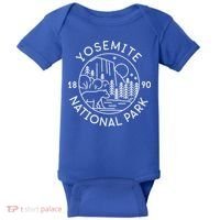 Yosemite National Park 1890 California Cute Gift Baby Bodysuit thumb 0