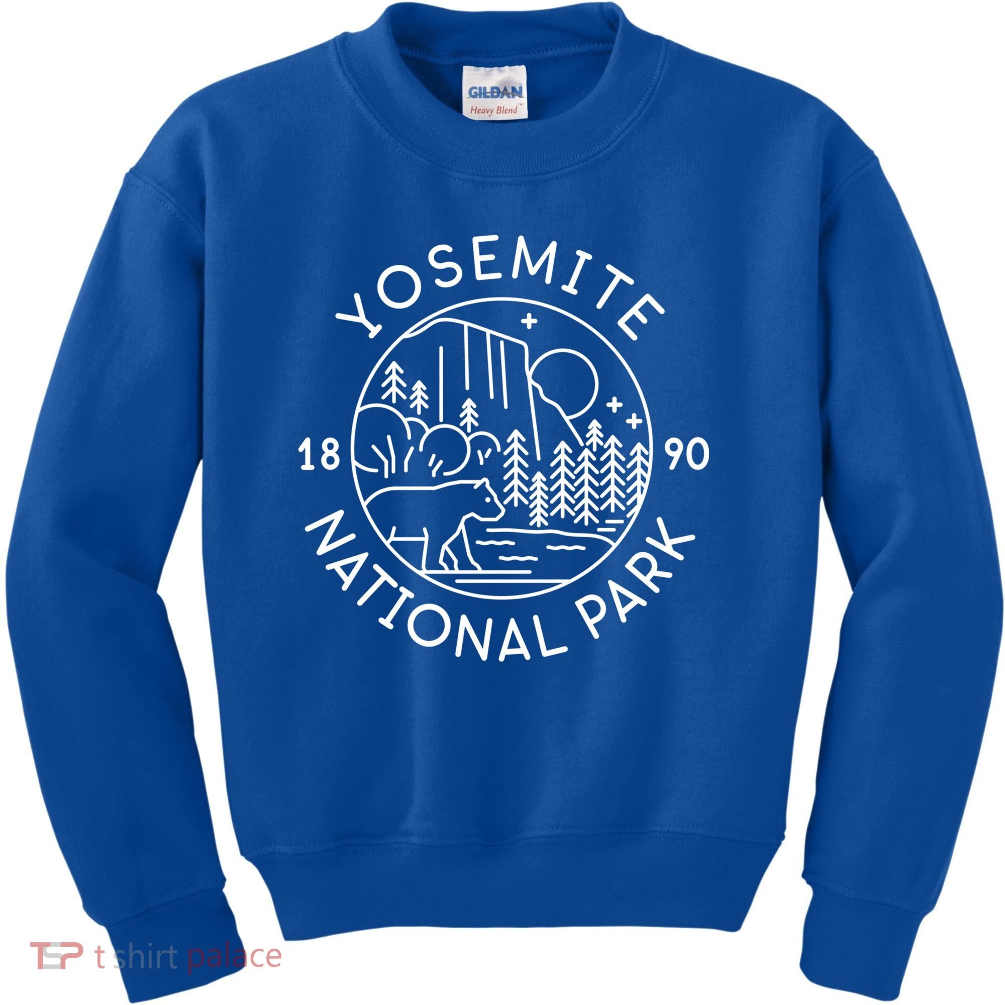 Yosemite National Park 1890 California Cute Gift Kids Sweatshirt