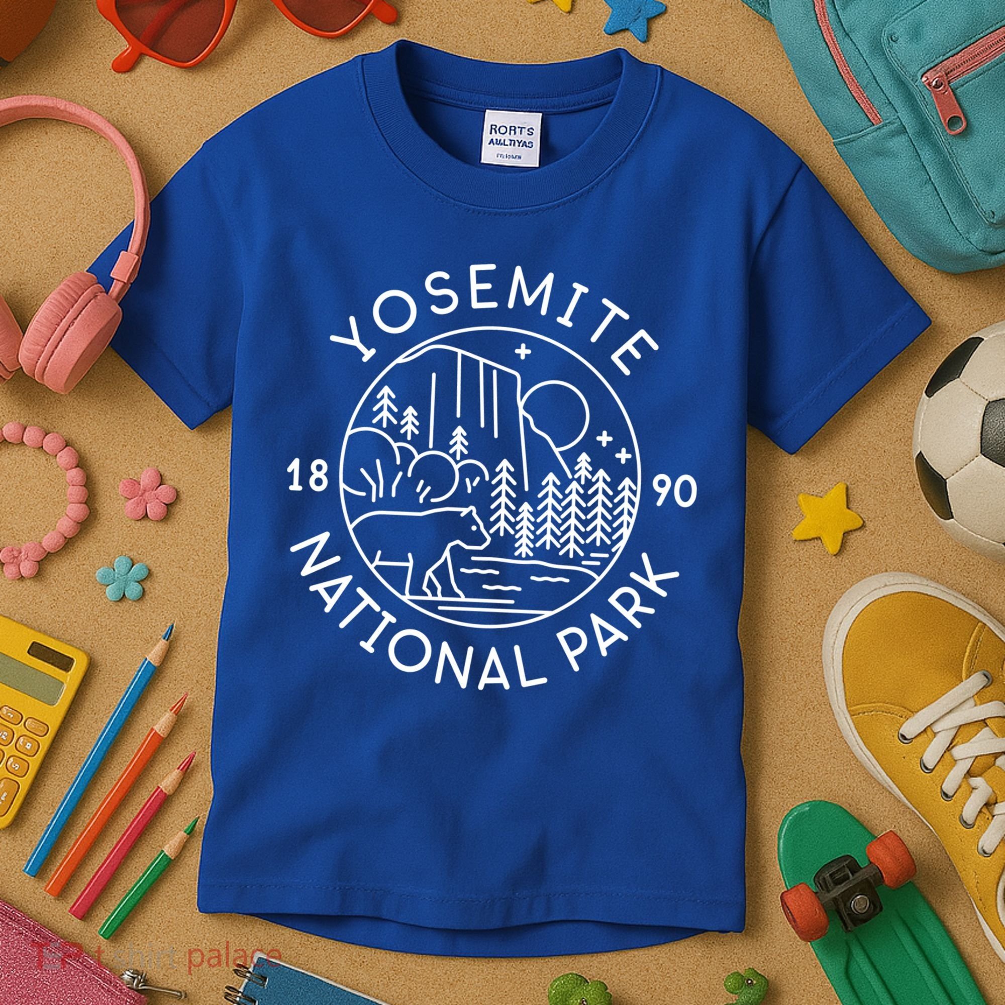 Yosemite National Park 1890 California Cute Gift Kids T-Shirt