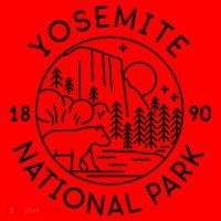 Yosemite National Park 1890 California Cute Gift Santa Hat thumb 1