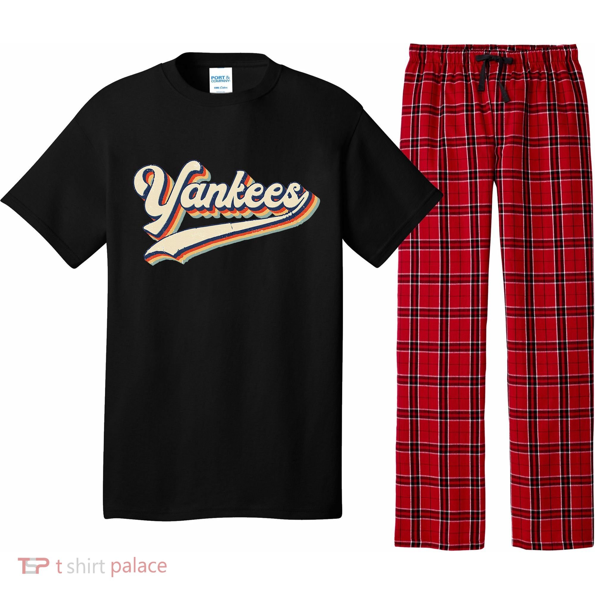 Yankee Name Retro Gift Sports Lover Pajama Set