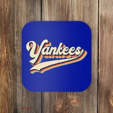 Yankee Name Retro Gift Sports Lover Coaster