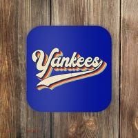 Yankee Name Retro Gift Sports Lover Coaster thumb 0