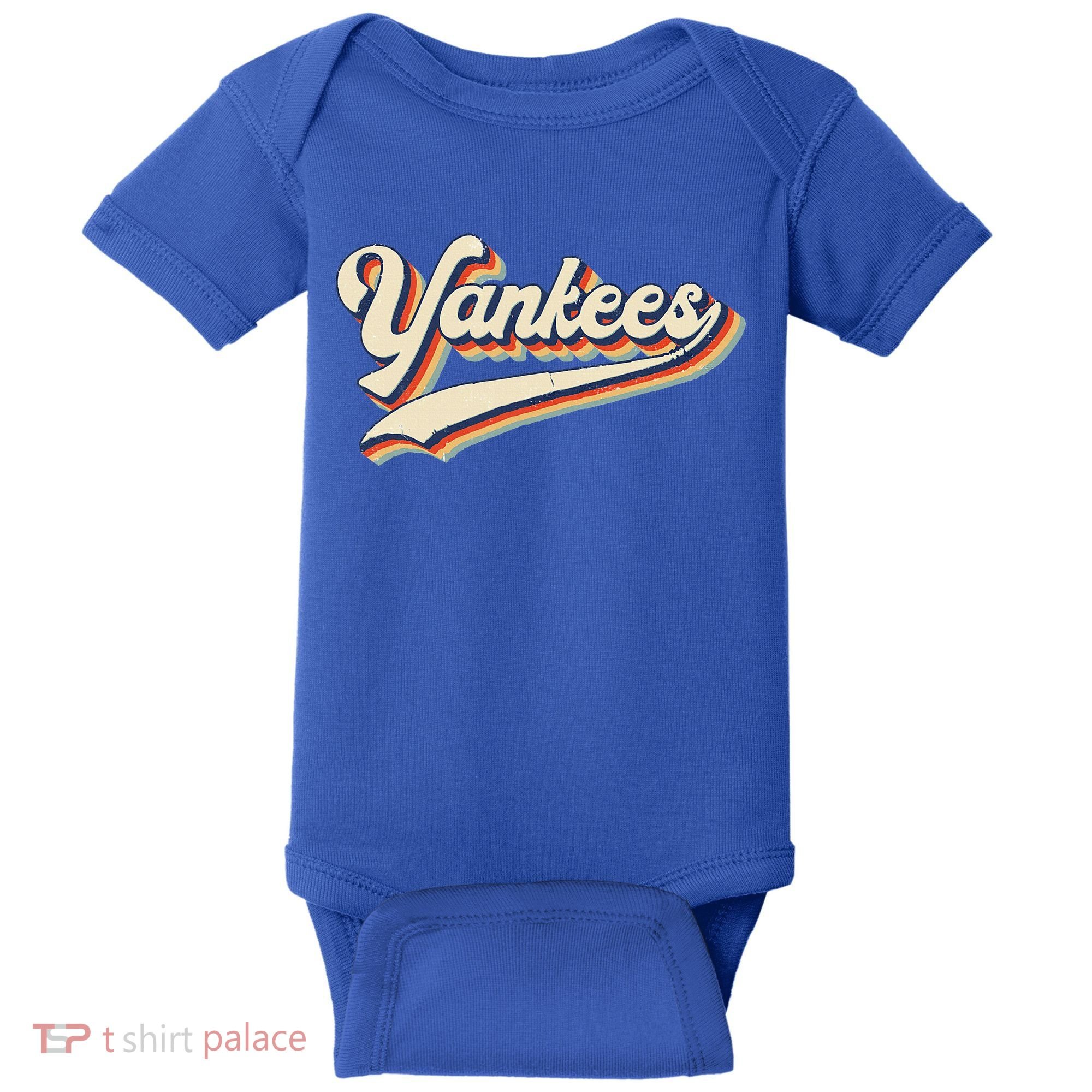 Yankee Name Retro Gift Sports Lover Baby Bodysuit