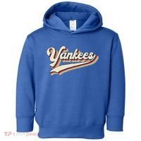 Yankee Name Retro Gift Sports Lover Toddler Hoodie thumb 0