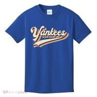 Yankee Name Retro Gift Sports Lover Kids T-Shirt thumb 0