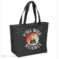 Yall Need Science Chemistry Biology Physics Teacher Student Tote Bag thumb 2