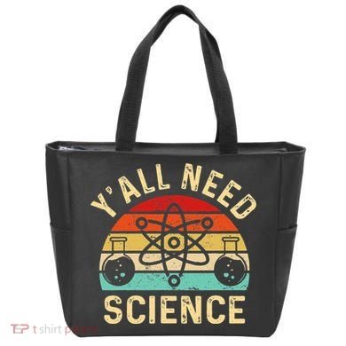 YAll Need Science Retro Teacher Student Funny Nerd Science Tote Bag
